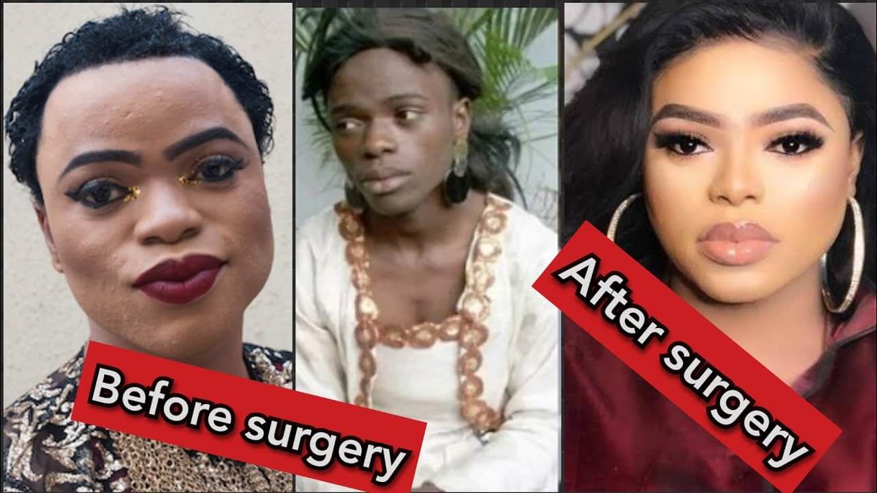 Bobrisky transformation photos