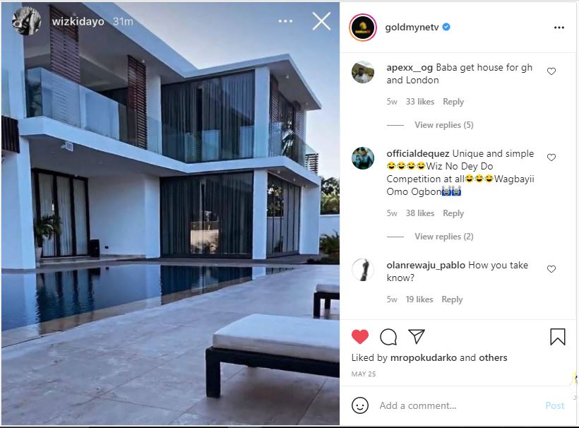 Beautiful Photos Of Nigeria Musician Wizkid's House In Ghana